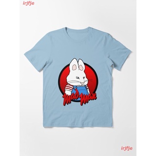 2022 Angry Bunny Essential T-Shirt เสื้อยืด ดพิมพ์ลาย เสื้อยืดผ้าฝ้าย คอกลม cotton แฟชั่น discount Unisex