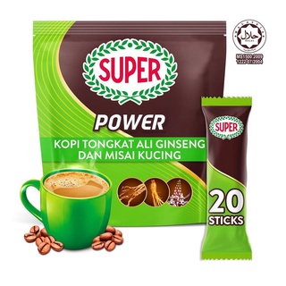 SUPER POWER 6in1 มีสมุนไพ รกาแฟบำรุงสำหรับผู้หญิง/ผู้ชาย)