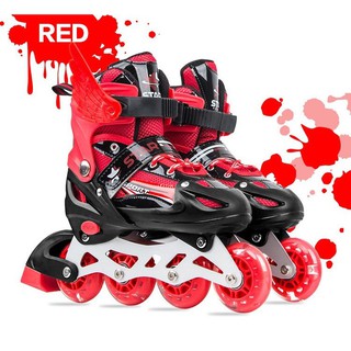 The Toys รองเท้าสเก็ต Inline Skate รุ่น Unisex สีชมพู/แดง/น้ำเงิน