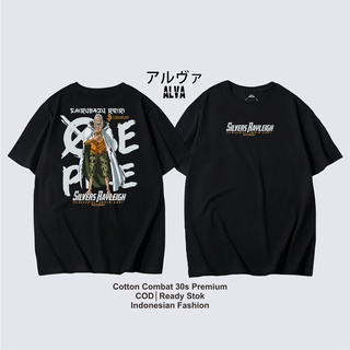 เสื้อยืด พิมพ์ลายการ์ตูนอนิเมะญี่ปุ่น RAYLEIGH ONE PIECE 0048 ALVACOTH พรีเมี่ยม