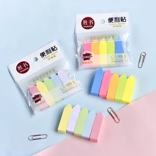 Index Sticky Note (กระดาษ) แบบมีกาว ขนาดเล็ก ที่คั่นหนังสือ 1 ชุด มี 5 สี (พร้อมส่ง)
