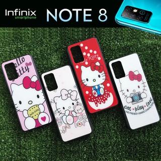 เคส ขอบยาง ลาย Hello Kitty สำหรับ Infinix Note 8