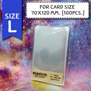 ซองใส่การ์ด Size L Card Sleeve (ขนาดการ์ด 70x120 mm.)