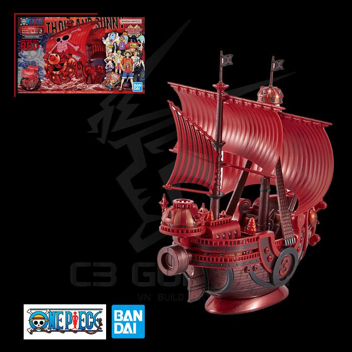 [BANDAI] ONEPIECE GRAND SHIP COLLECTION THOUSAND SUNNY Commemorative color Ver. ของ FILM RED JAPANES