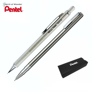 ชุดปากกาเจล+ดินสอกดพร้อมกล่อง Pentel Gift Set รุ่น QBSS625-A