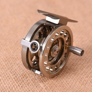 โลหะอลูมิเนียมอัลลอยด์ Fly Fishing Reel สําหรับ Lake เหยื่อน้ําเค็ม Casting Tackle ฤดูหนาวตกปลาน้ําแข็ง Reels 1:1 ปลาหล่อกลองล้อ 240731