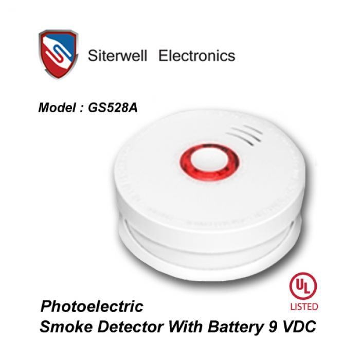 เครื่องตรวจจับควันไร้สาย  รุ่น GS528A Photoelectric Smoke Detector With Battery 9 VDC