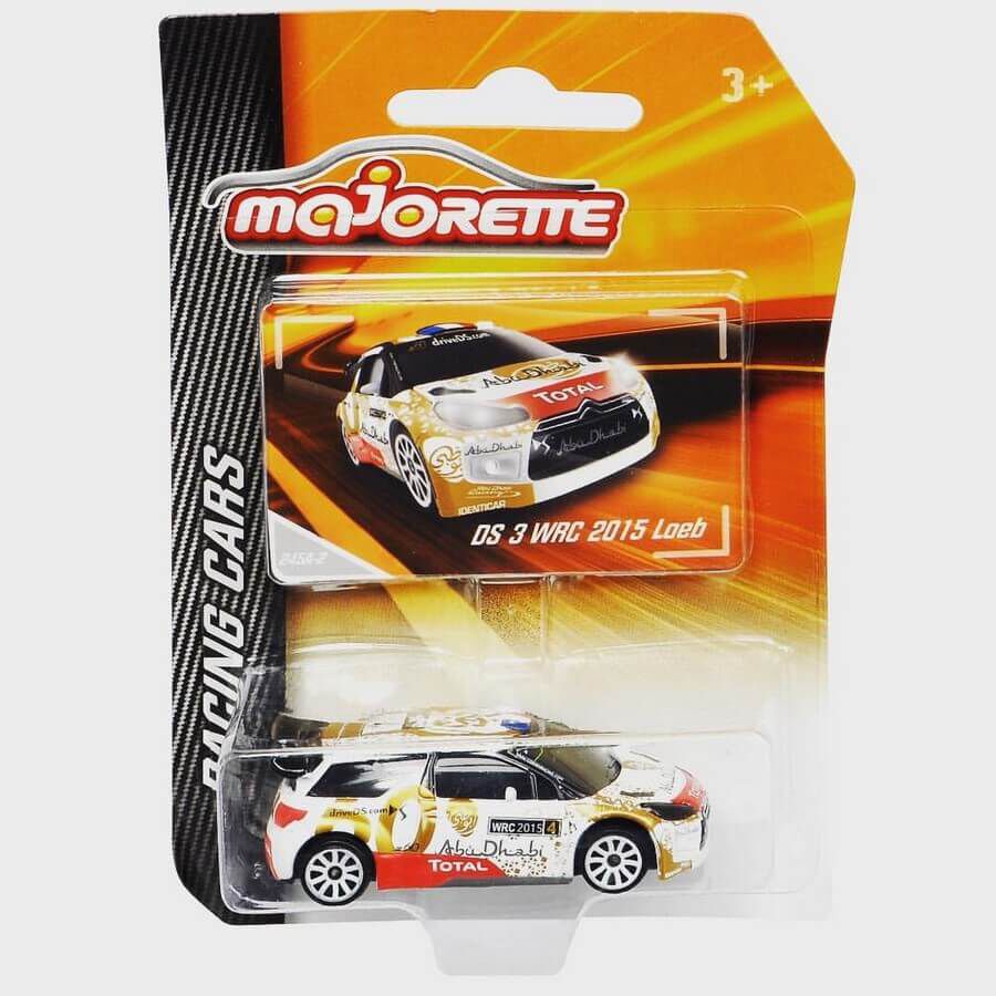 รถเหล็ก Majorette Citroen ds3 wrc no.4