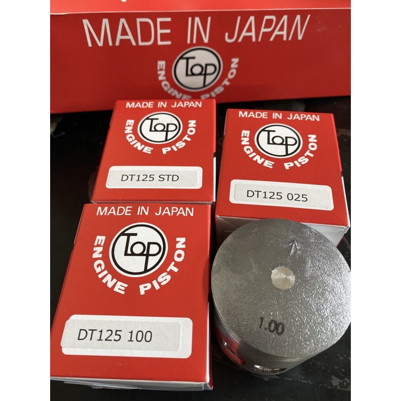 DT125 DT ENDURO TOP PISTON JAPAN & RXZ RING TP JAPAN