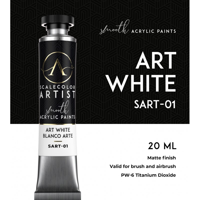 ART WHITE สีโมเดลเกรดพรีเมี่ยม Scale 75
