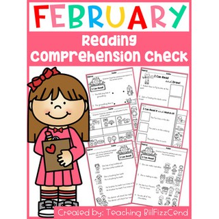 February Reading Comprehension Checkเอกสารเรียนภาษาอังกฤษ การเรียนภาษาอังกฤษสำหรับมัธยม การเรียนภาษาอังกฤษสำหรับเด็ก