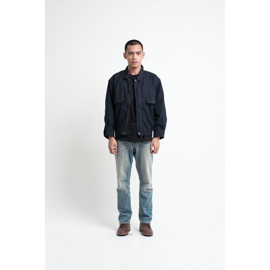 Aero Flight Jacket สีกรมท่า / Men& 39;s Jacket / Pilot Jacket
