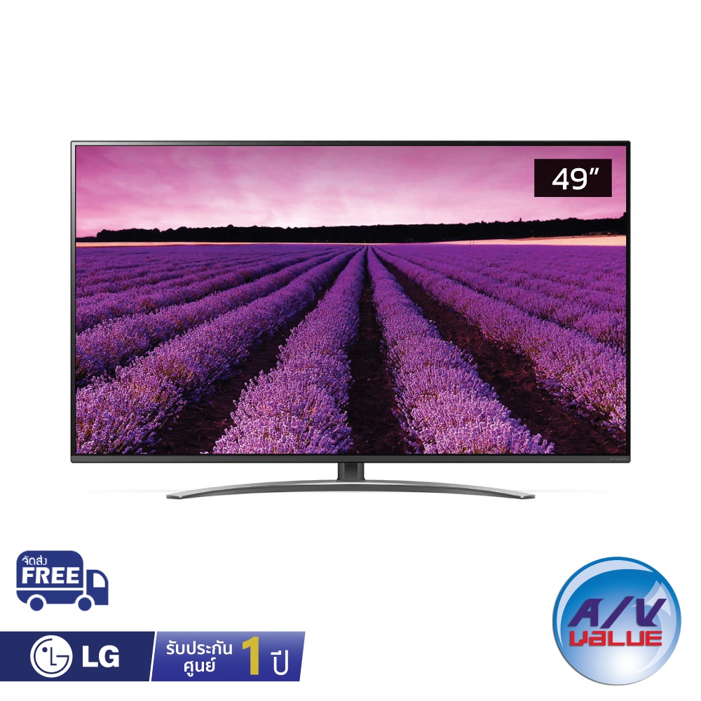 LG TV รุ่น 49SM8100 ขนาด 49 นิ้ว Nano Cell TV 4K Ultra HD Smart TV ThinQ AI SM8100 ( 49SM8100PTA )