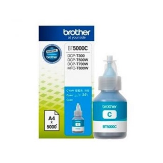 BROTHER BT-5000 (C) สีฟ้า  48.8ml. หมึกอิงค์เจ็ท แท้ 100%