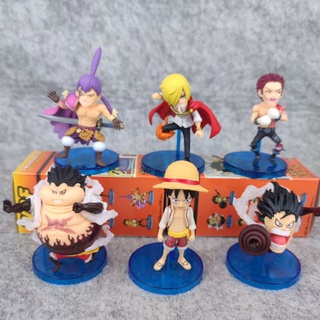 โมเดลตั้งโต๊ะ วันพีช  ฟิกเกอร์ One Piece ขนาดเล็ก สำหรับตกแต่งบ้าน