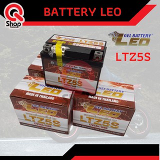 LEO แบตเตอรี่แห้ง LTZ-5 (5 แอมป์) สำหรับมอเตอร์ไซค์ ใช้กับจักรยานยนต์สตาร์ทมือได้