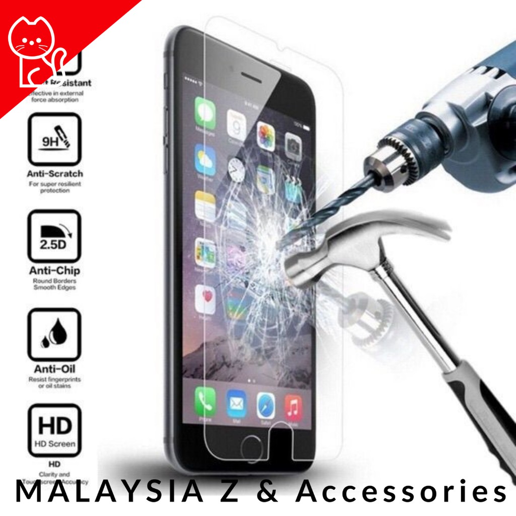 กระจกนิรภัยใสทุกรุ่นปกป้องหน้าจอคุณภาพสูง Rm2.88