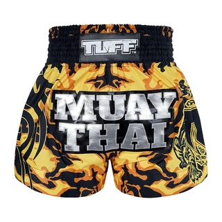 กางเกงซ้อมมวยกางเกงมวย กางเกงมวยไทย กางเกงกีฬา TUFF Muay Thai Boxing Shorts New Yellow Military Camouflage