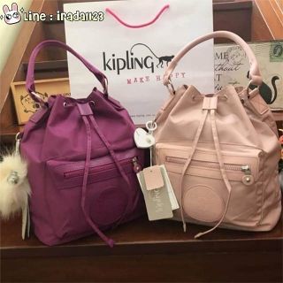 Kipling female Bag Kaipulin Bucket Bag Female ของแท้ ราคาถูก