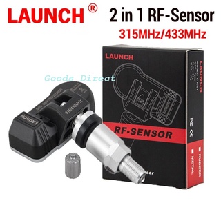 เซนเซอร์วัดลมยาง TPMS 433mhz 315MHZ RF รองรับการเขียนโปรแกรมความดันลมยาง TPMS RF-Sensor 2 In 1