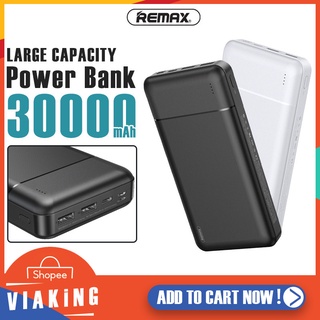 แบตสำรอง REMAX รุ่น RPP-167 ความจุแบตเตอรี่ 30000mAh. พาวเวอร์แบงค์ ชาร์จพร้อมกัน 2 เครื่อง ชาร์จโทรศัพท์มือถือ