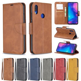 BUMPER เคสโทรศัพท์หนังฝาพับพร้อมช่องใส่บัตรสําหรับ Xiaomi Redmi 8a 7a Note 8 Note 7 Pro Note 8t