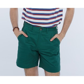 Dark green cotton shorts