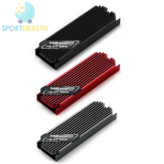 Sporthealth ฮีทซิงค์ระบายความร้อนฮาร์ดดิสก์โซลิดสเตท M.2 สําหรับ PCIE 2280 SSD