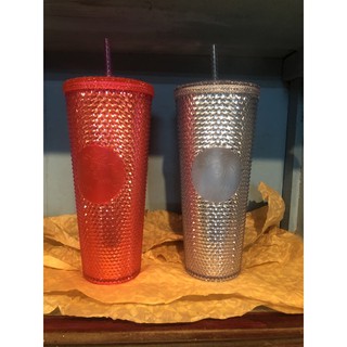 starbucks usa สีหายาก hot pink และ silver