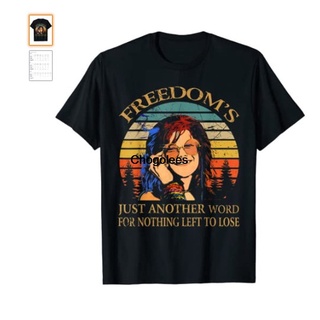 เสื้อยืด พิมพ์ลาย FreedomS Just Another Word Janis Arts Joplin Music สไตล์วินเทจ