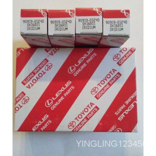 คุณภาพดี SK16R11 (สินค้าเดี่ยว) DENSO Toyota ALTIS 1.6/1.8 VIOS YARIS Iridium Alloy Spark Plug ของแท