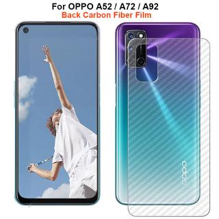 ฟิล์มกันรอยหน้าจอ คาร์บอนไฟเบอร์ สําหรับ OPPO A92 A52 A72 A12 A91 A31 A9 A5 2020 Reno 3 2 Pro 2F 2Z F11 F9 Pro A5s A3s