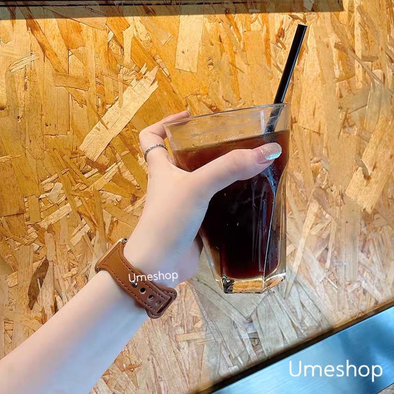 Ume สาย watch สําหรับ สายนาฬิกา watch ultra10 9 8 7 se 6 5 4 3แบบ หนัง  38/40/41/42/44/45/46มาใหม่ สายนาฬิกา smart watch