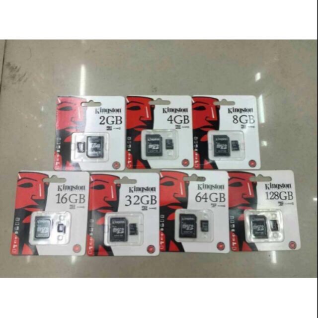 เมมโมรี่การ์ด Micro 2/4/8/16/32/64/128GB Class 10