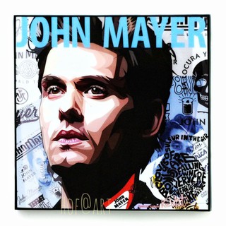 John Mayer #2 จอห์น เมเยอร์ นักร้อง นักแต่งเพลง รูปภาพ​ติดผนัง pop art กรอบรูป แต่งบ้าน ของขวัญ ของสะสม