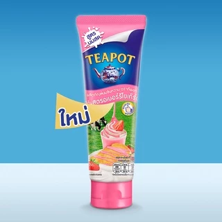 ผลิตภัณฑ์นมข้นหวาน ตราทีพอท สูตรนมสด กลิ่นสตรอเบอร์รีโยเกิร์ต 150 ก. - (แพ็ค 8)