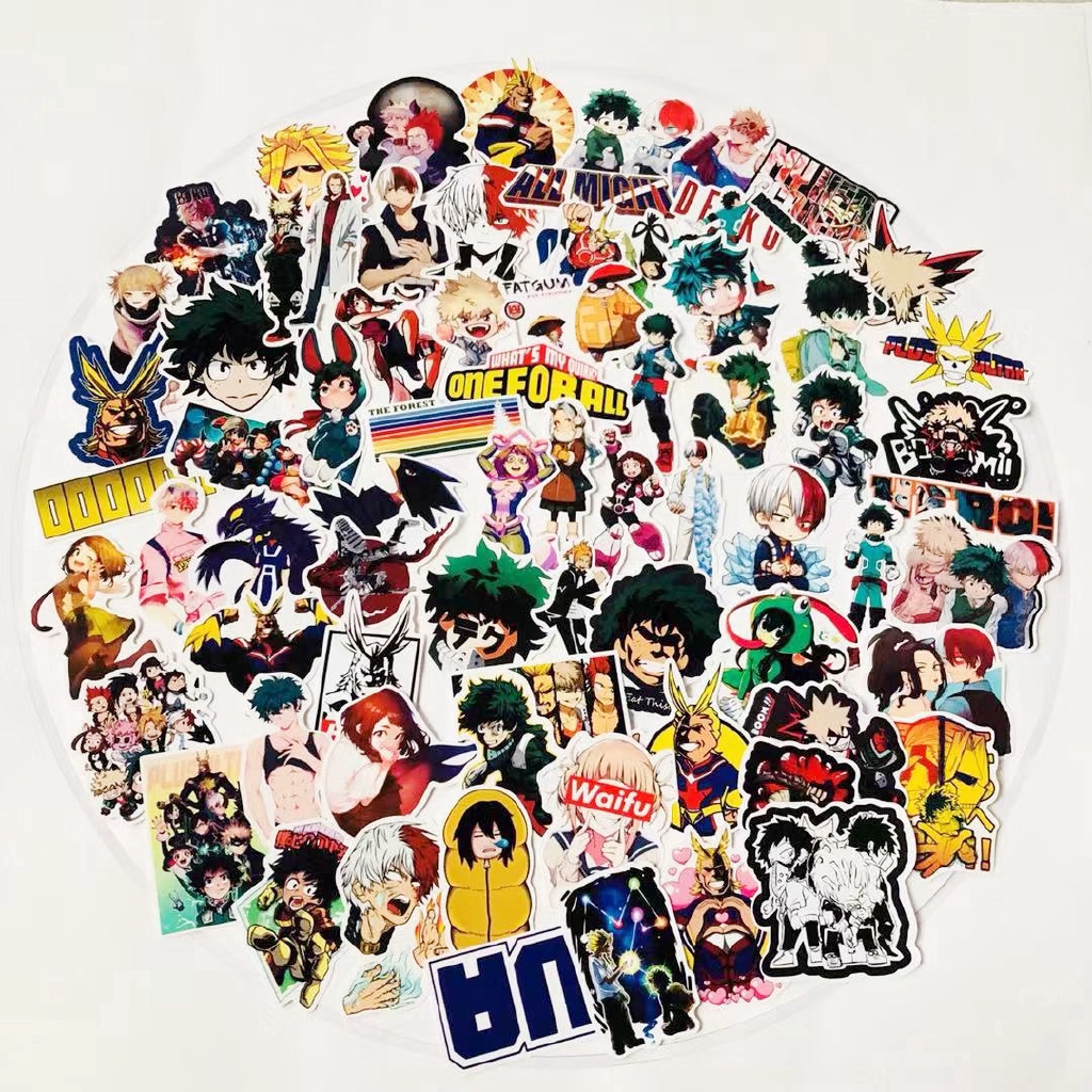 70 ชิ้น My Hero Academia Japan Anime สติ๊กเกอร์กันน้ํา
