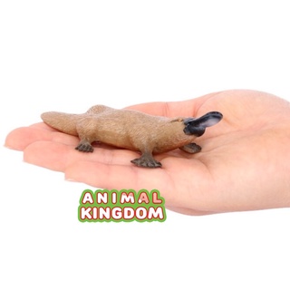 Animal Kingdom - โมเดลสัตว์ ตุ่นปากเป็ด ขาว ขนาด 11.00 CM (จากสงขลา)