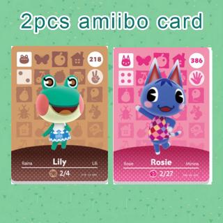 Animal Crossing Amiibo Card  Frog Lily Rosie Invite Villagers Switch Game Card