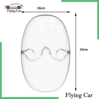 [ราคาจำกัดเวลา] Face Shield w/ Glasses Frame Full Face Visor Clear Waterproof Dustproof