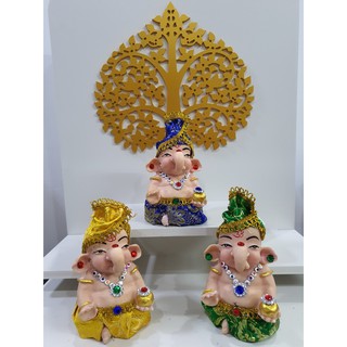 พระพิฆเนศ ปลุกเสกแล้วบูชาได้เลย มีของแถม ราคาโรงงาน มีหลายสี สต็อกแน่น