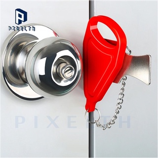 PIXELTH ที่ล็อคประตูแบบพกพา ที่ล็อคประตู ที่ล็อค PORTALBLE Door Lock