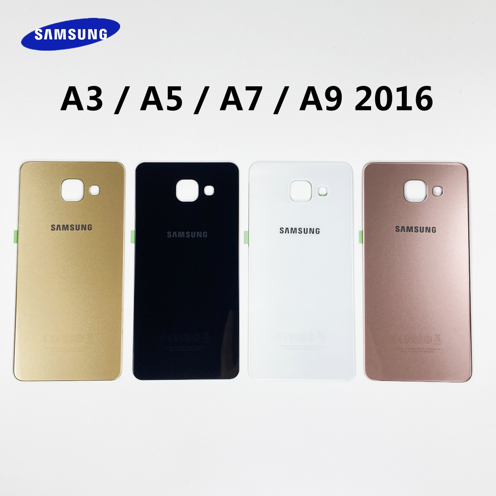 สําหรับ Samsung Galaxy A3 A5 A7 A9 2016 A310 A310F A510 A510F A710 A710F A910 A910F แบตเตอรี่ฝาครอบแ