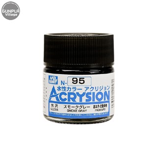 Mr.Hobby MR.ACRYSION COLOR N-95 SMOKE GRAY 4973028112580 (สี)