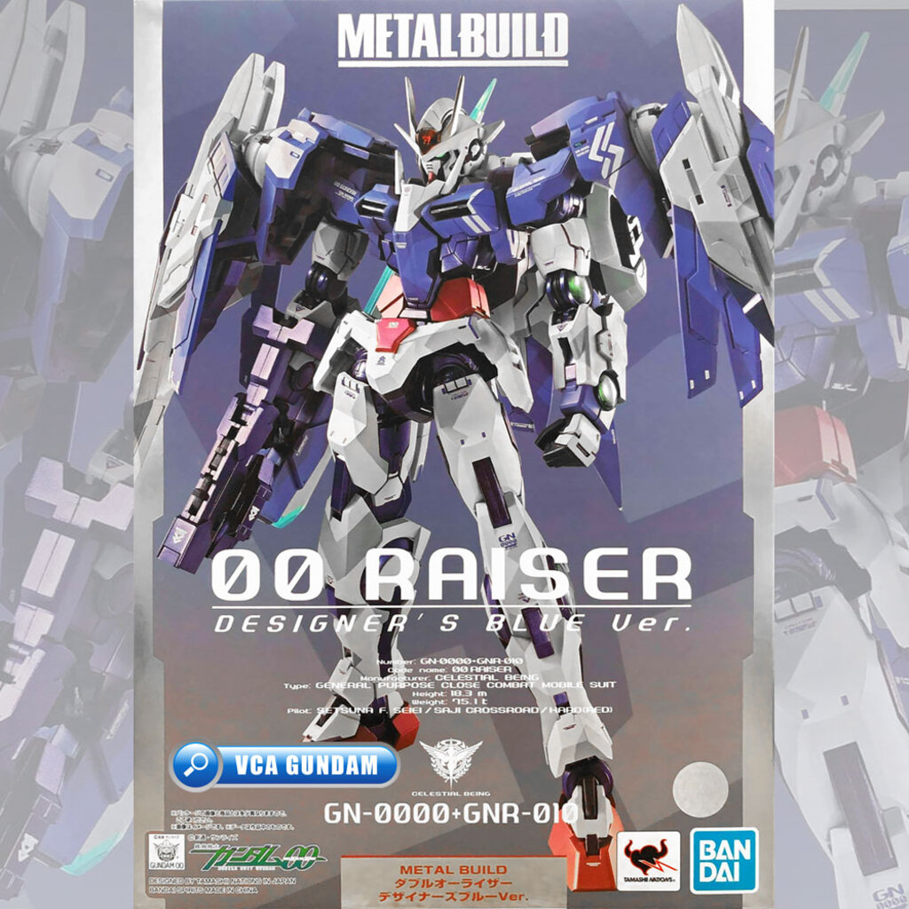 Premium Bandai Tamashii Nations Metal Build 00 Raiser Designer Blue Ver ก นด ม ฟ กเกอร Vca Gundam 13 500