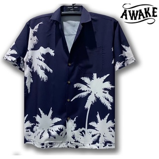 เสื้อเชิ้ตพิมพ์ลาย ฮาวาย AWAKE AW00049