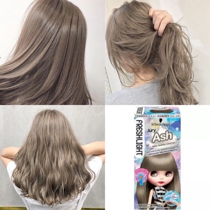 Schwarzkopf  เฟรชไลท์ โฟม เปลี่ยนสีผม สุดฮิตจากญี่ปุ่น สี Airy Ash
