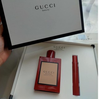 100 ML. + 7.4 ML. GUCCI BLOOM AMBROSIA DI FIORI น้ำหอมที่นำเอาคุณค่าของดอกไม้นานาชนิดและพืช พันธุ์ไม้หลากสีสันมาผสาน