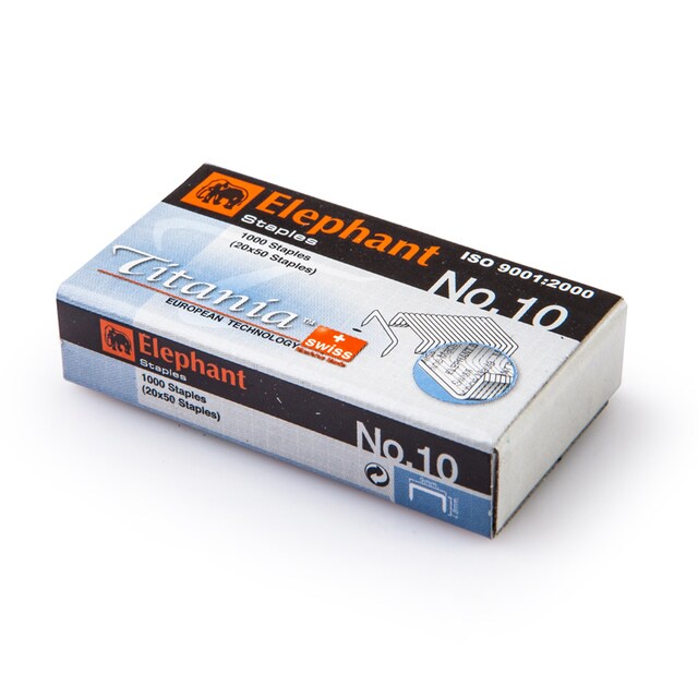 (KTS)(SALE)ลวดเย็บ ตราช้าง No.10 - รุ่น Titania