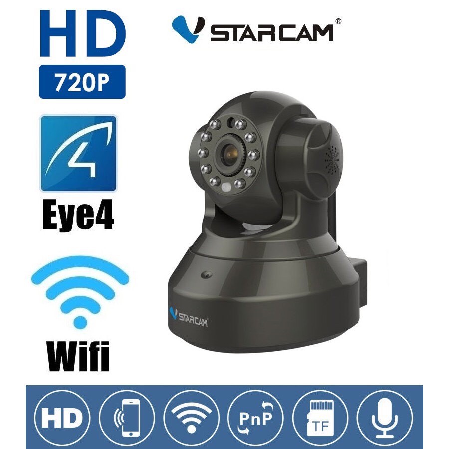 VSTARCAM IP Camera Wifi กล้องวงจรปิดไร้สาย ดูผ่านมือถือ รุ่น C7837WIP